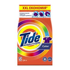Пральний порошок Tide Аква-Пудра Color 5,4 кг - фото