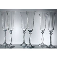 Келихи для шампанського Bohemia Angela 40600-Optic 190мл - фото