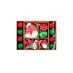 Набор елочных игрушек Elisey Яркие гномы 9125-035 32 шт - фото