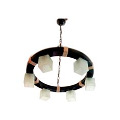 Люстра Sirius S 7123/6 чорна - фото