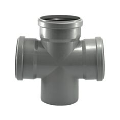 Хрестовина каналізаційна Інстапласт 90° 110*110 мм - фото