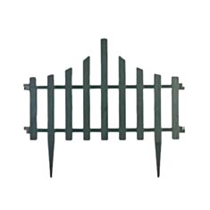 Набір огорожа для газону Алеана 114042 Парканчик зелений - фото