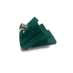 Кріплення секції огородження Сітка-Захід Стандарт 50 ПВХ зелене - фото