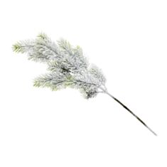 Декоративная новогодняя ветка заснеженная BonaDi 122-101 48 см - фото