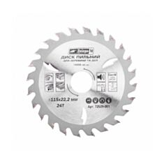 Диск пильный Dnipro-M 24Т 115*22,2 мм - фото