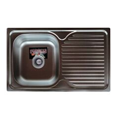 Кухонная мойка Platinum 7848 78*48*18 см полированная - фото