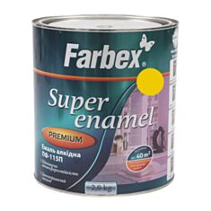 Емаль алкідна Farbex ПФ-115 жовта 2,8 кг - фото