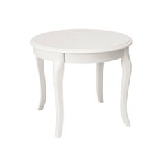 Столик журнальный деревянный Royal D белый - фото