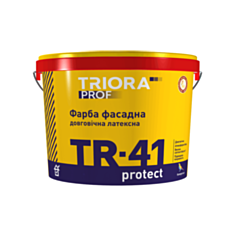 Фасадна фарба Triora TR-41 Protect довговічна 10 л - фото
