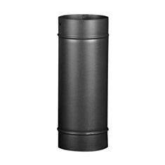 Труба Duval Ф130 P50-130 чорна 50 см - фото