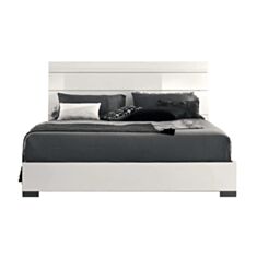 Кровать Alf Group Costa Blanca PJCC0150 QS bianco 219*165 см белый глянец - фото