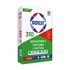 Шпаклівка стартова Ферозіт 310 гіпсова 25 кг - фото
