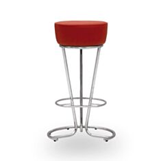 Стілець барний металевий Pinacolada hoker chrome V-27 червоний - фото