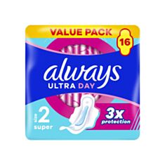 Прокладки гігієнічні ультратонкі Always Ультра день Cупер Дуо 16 шт - фото