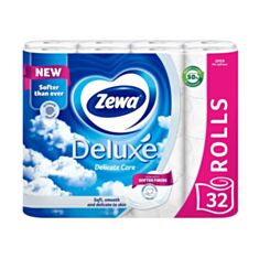 Папір туалетний Zewa Deluxe 32 шт - фото
