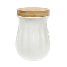 Банка BonaDi 289-308 "Naturel" з бамбуковою кришкою 800 мл - фото