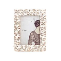 Фоторамка прямокутна "Метелики" BonaDi 450-170 20*15 см біла - фото