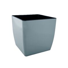 Горшок Алеана Квадро низкий 22*22*21 см сизо-голубой - фото