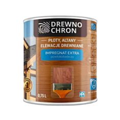Пропитка для дерева Drewnochron Impregnat Extra пленкообразующая махагон 0,75 л - фото