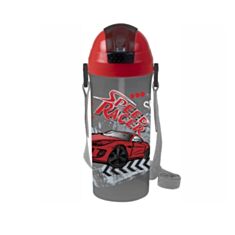 Пляшка для води Herevin Speed Racer 161811-002 з трубочкою 0,6 л - фото