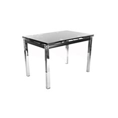 Стол раскладной стеклянный GD-017 чёрный - фото