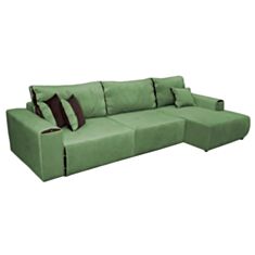 Диван кутовий Тіффані оливковий - фото