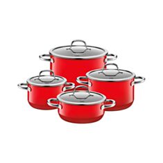 Набір каструль Silit WMFGroup Passion Red 4 предмети - фото