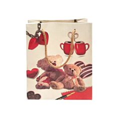 Пакет подарочный Гулливер Мишки с сердцами 280974 18*23*8 см - фото