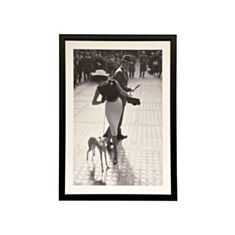 Картина Женщина с собачкой 65*90 см - фото