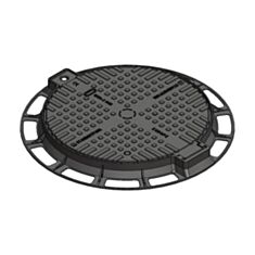 Люк Vodaland D800 DN600 B125 35258-35M середній чавунний - фото