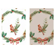 Набір кухонних рушників Limaso Red Cardinal Set Towels-19 45*65 см 2 шт - фото