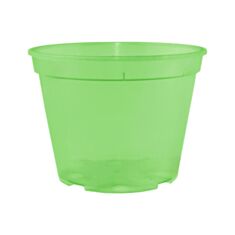 Горщик дренажний Алеана 114078 18*13,5 см салатовий прозорий - фото