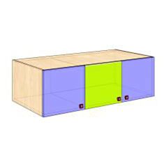 Антресоль ЛКМ-302 L-класс - фото