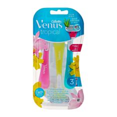 Бритва одноразова Gillette Venus Tropical 3 леза 3 шт - фото