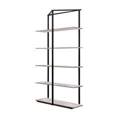 Стеллаж Металл-Дизайн Драй аляска/черный - фото