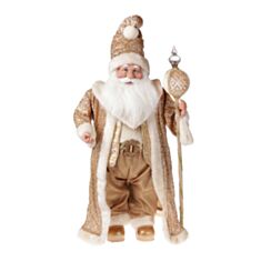 Новогодняя игрушка Санта BonaDi NY14-488 71 см золота - фото