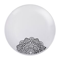 Тарілка Limited Edition KORA JH5277S-2 25 см біла - фото