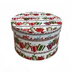 Коробка подарункова Дім Упаковки Новорічна з малюнком 2110098307 27,5*14,7 см - фото