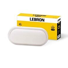 Світильник для ЖКГ Lebron L-WLO-S 12W 1050Lm 12-55-26 з датчиком овальний - фото