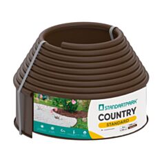 Бордюр газонний Country Standard H100 82952-6-BN 6 м коричневий - фото