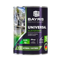 Емаль алкідна Bayris універсальна жовта 0,9 кг - фото