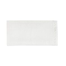 Скатертина Limaso SKL-390 з мережкою 210*390 см біла - фото