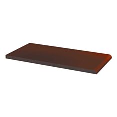 Клинкерная плитка Paradyz Cloud brown подоконник 30*14,8 см - фото