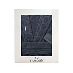 Халат банний Soho Leaves Graphite L/XL графіт - фото