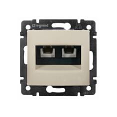 Розетка телефонная двойная Legrand Valena 774339 RJ11 слоновая кость - фото