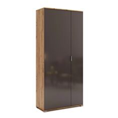 Шкаф MiroMark Луна дуб крафт/мат лава - фото