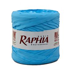 Стрічка рафія President Decor LR403 5 мм блакитна - фото