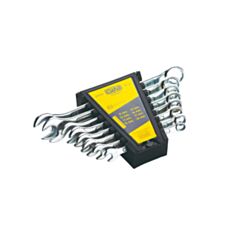 Набір ключів ріжково-накидних Сила 201038 8-19 мм 8 шт - фото