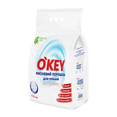 Порошок для стирки кислородный O'key 1,5 кг - фото