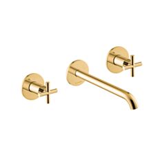 Смеситель для умывальника Newform Blink 70822E.61.020 PVD Glossy gold золото - фото